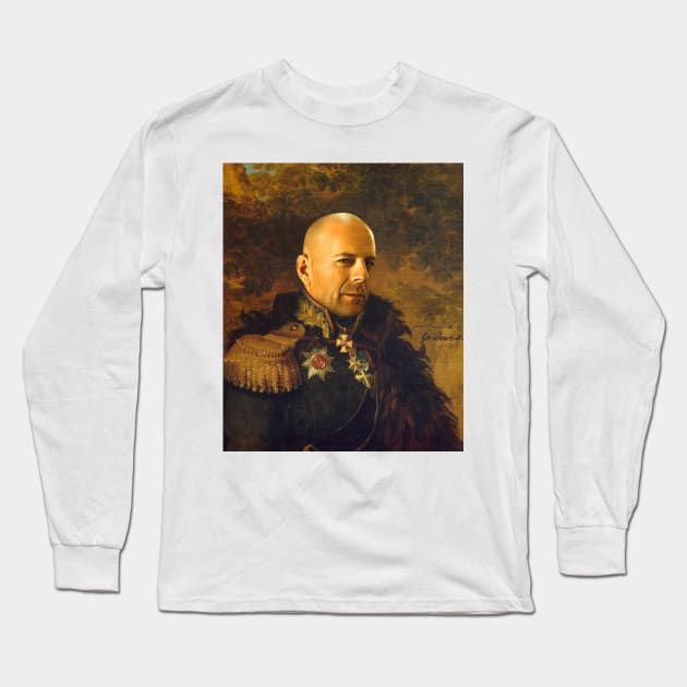 Bruce Willis - replaceface Long Sleeve T-Shirt by replaceface